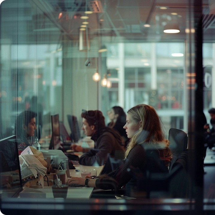 Collaborateurs au travail
